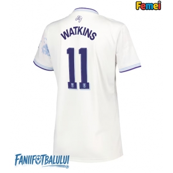 Aston Villa Ollie Watkins #11 Tricou Fotbal Replică 2025-26 Femei Treilea